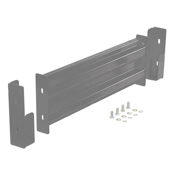 Drop-In Style Guard Rail 3 Ft Gray Semi Gloss